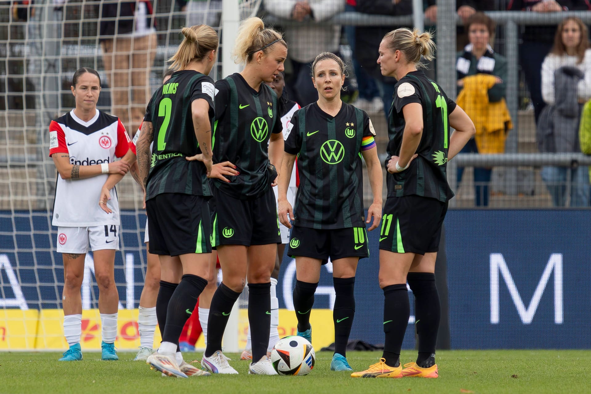 Wolfsburg konnte Gegner Frankfurt am vergangenen Sonntag nicht unter Druck setzen.