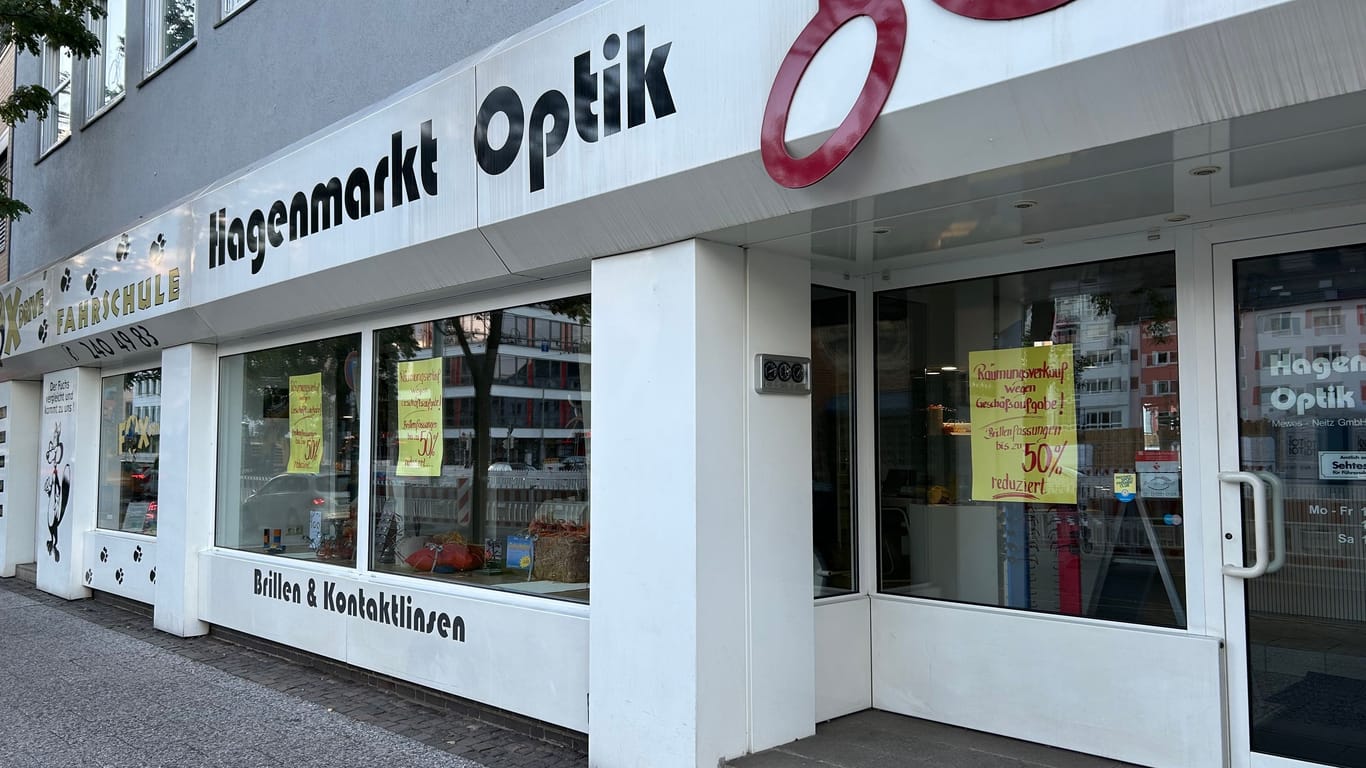 Hagenmarkt Optik in der Braunschweiger Innenstadt: Der Traditionsladen schließt.