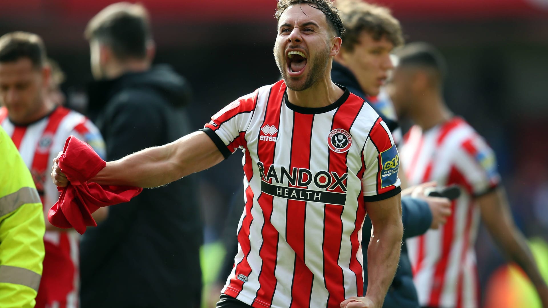 George Baldock im Trikot seines langjährigen Vereins Sheffield United (Archivbild).