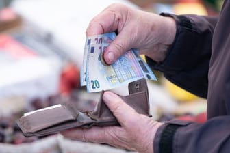 Geld im Portemonnaie