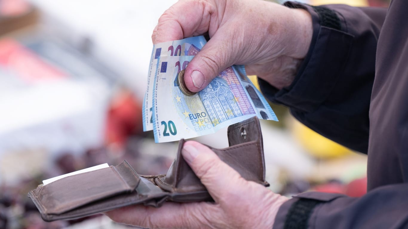 Geld im Portemonnaie