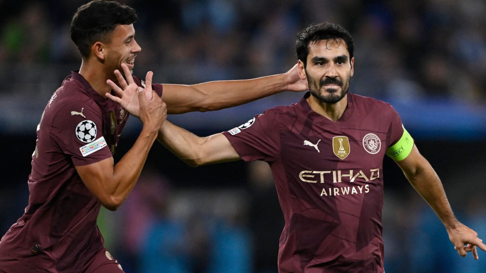 Erster Treffer seit seiner Rückkehr: İlkay Gündoğan (r.) erzielte für City das wichtige 1:0.