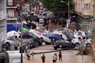 Nach den Überschwemmungen in Spanien