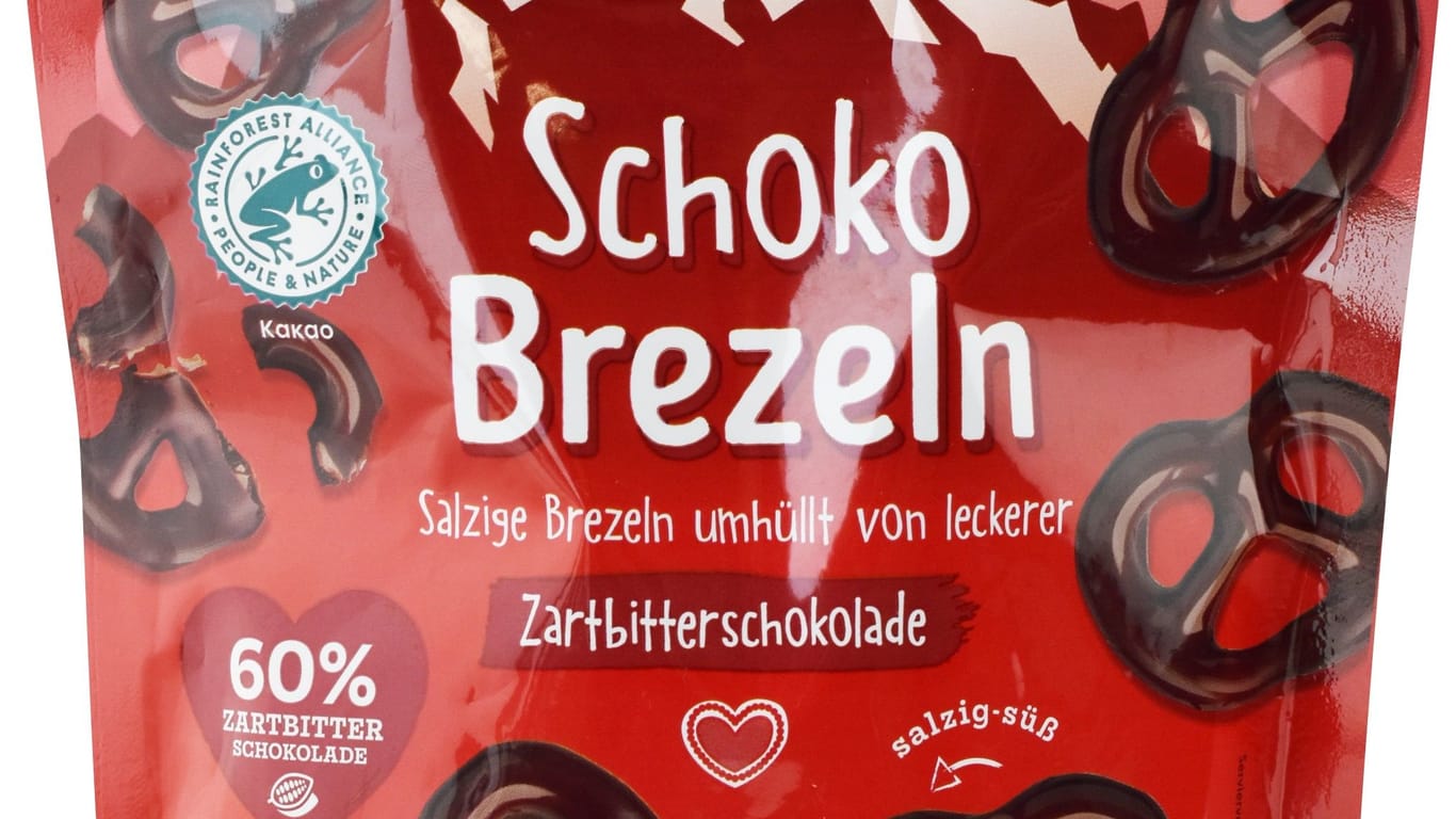 "MisterChoc Schoko Brezeln": Eine bestimmte Charge des süß-salzigen Snacks sollten Kunden nicht mehr essen.