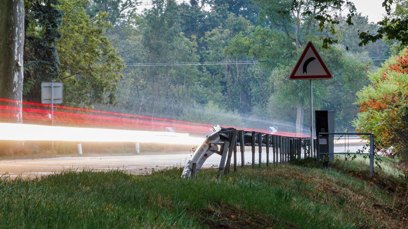 The permanently installed speed cameras on France's roads are often the target of vandalism (archive image).