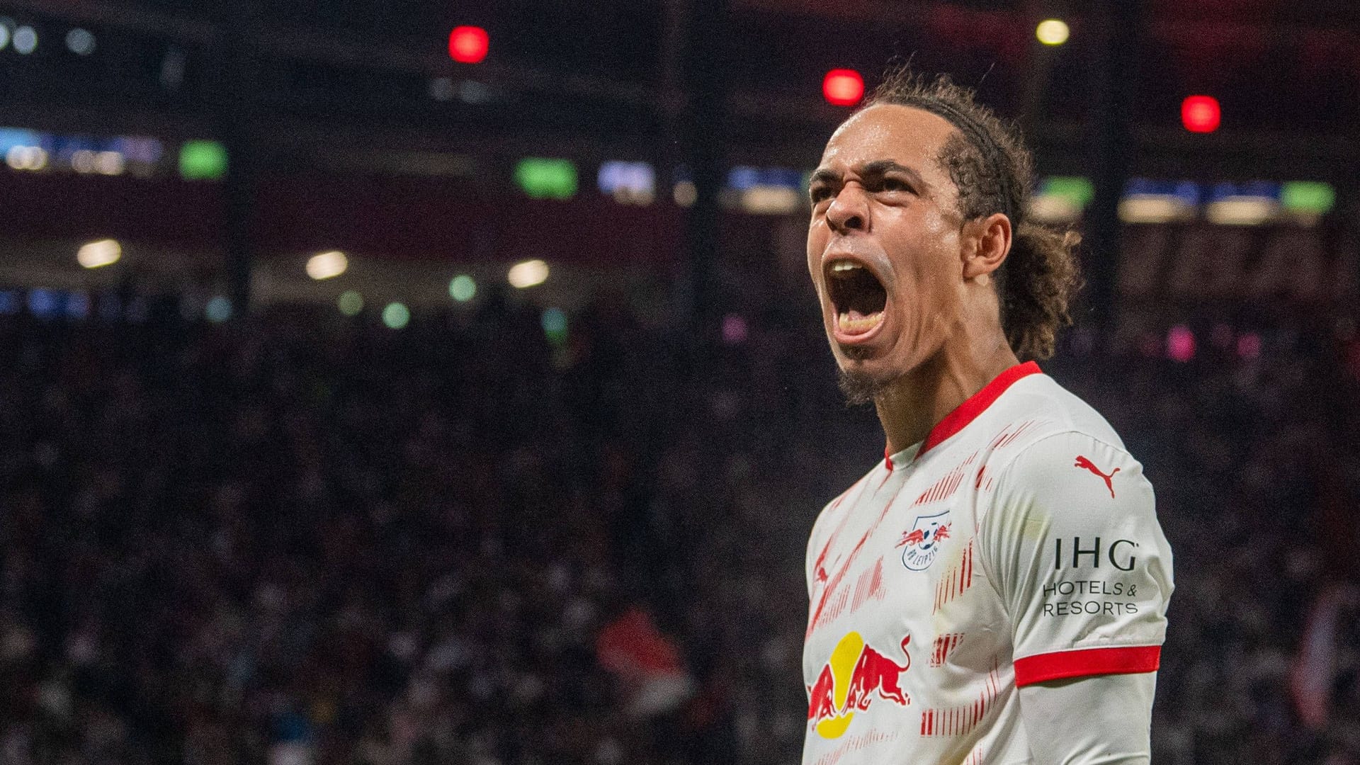 Yussuf Poulsen: Er hat für Leipzig getroffen.