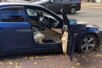 Mit diesem BMW waren die Männer unterwegs.