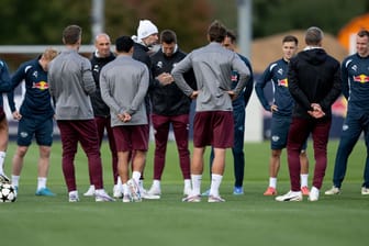 Vor dem Spiel RB Leipzig - Juventus Turin