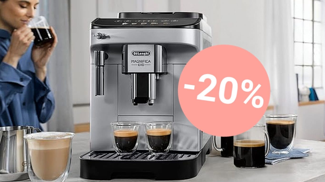 Bei Amazon finden Sie den De'Longhi-Kaffeevollautomaten momentan zum absoluten Tiefstpreis im Angebot.