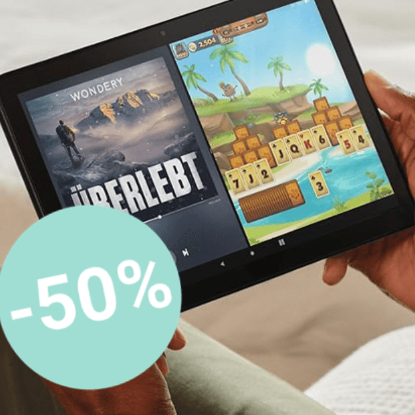 Das Fire HD 10 Tablet ist bei Amazon zum halben Preis im Angebot.