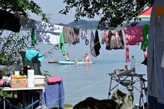 Volle Campingplätze in Oberbayern