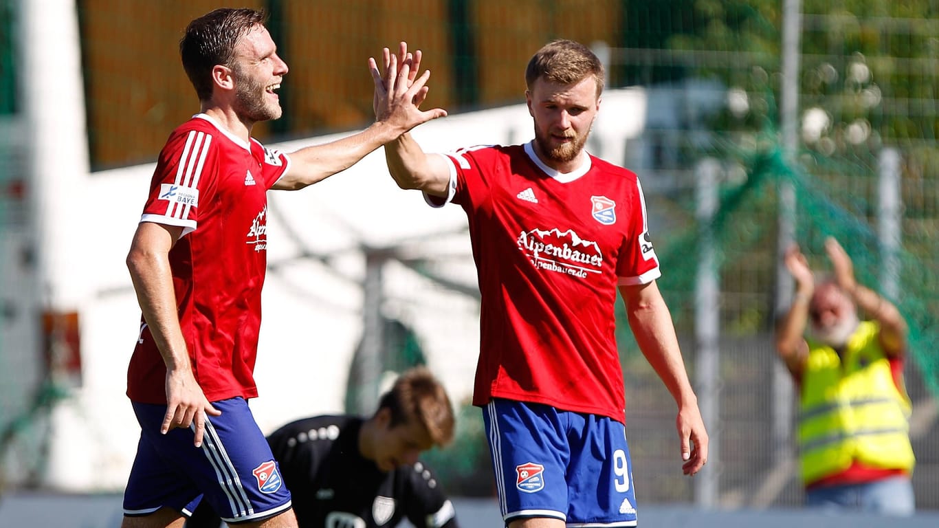 Dominik Stahl (l.) und Stephan Hain (r.): Gemeinsam gingen sie von 1860 zu Haching.