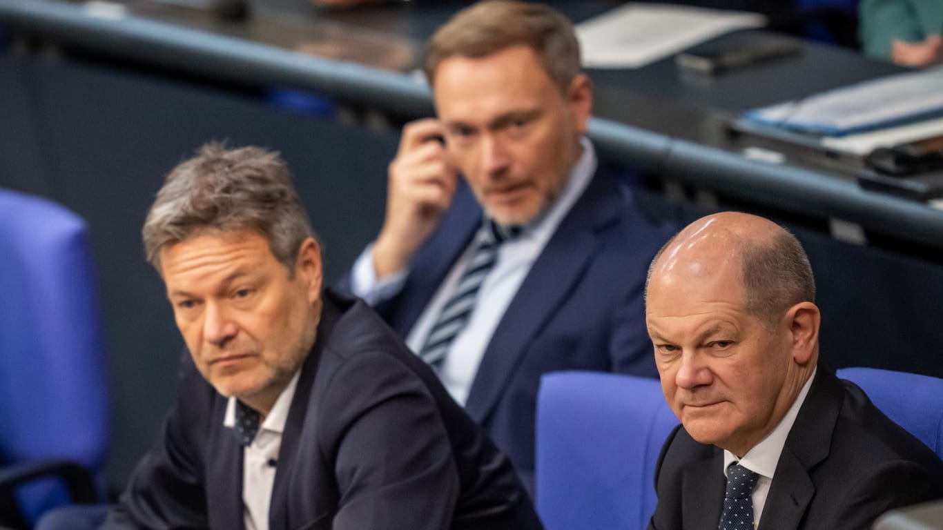 Habeck, Lindner und Scholz