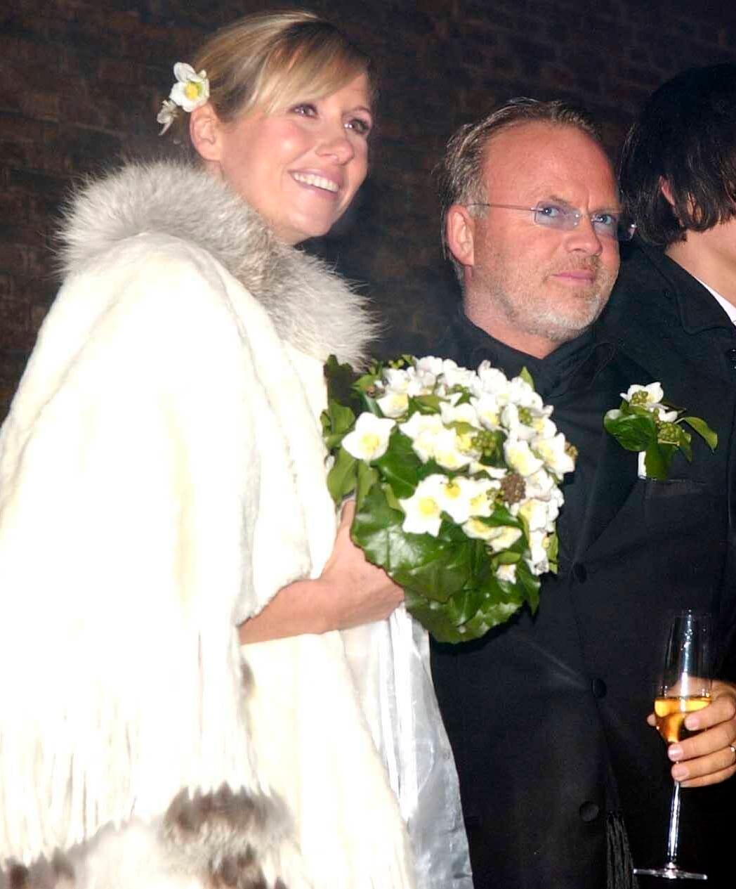 Andrea Kiewel und Theo Naumann heirateten am 11. Dezember 2004.