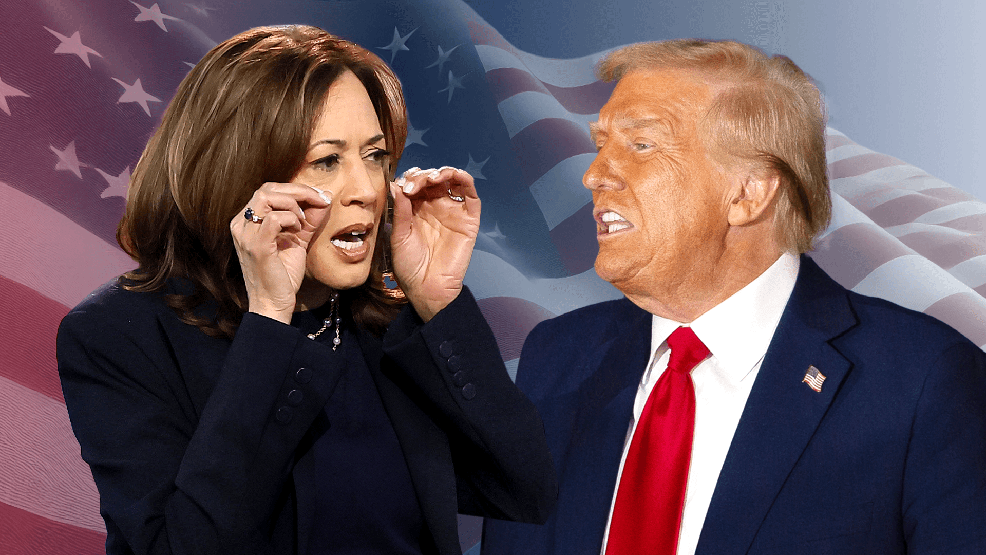 Kamala Harris und Donald Trump: Die Umfragen sind knapp – und das Rennen völlig offen.