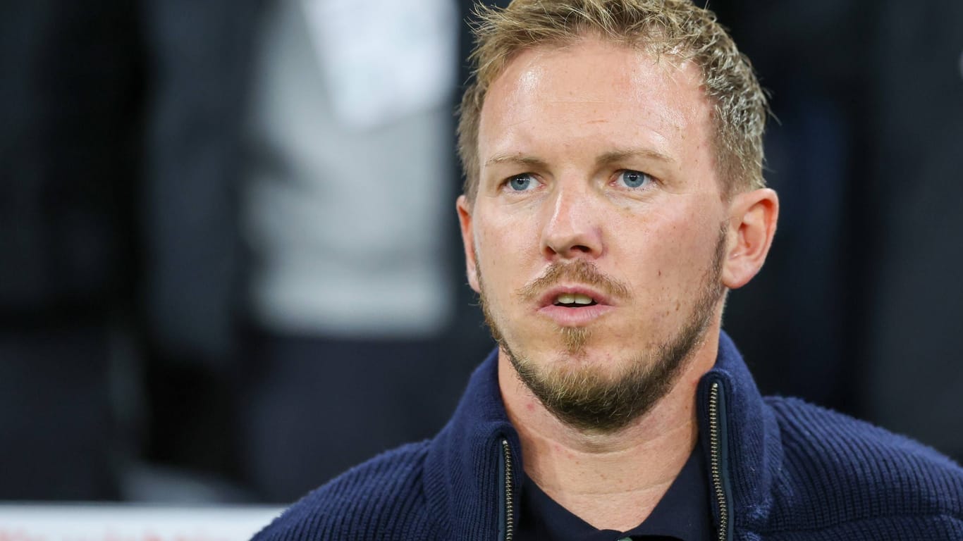 Julian Nagelsmann: Der Bundestrainer war verärgert über das aberkannte Tor.