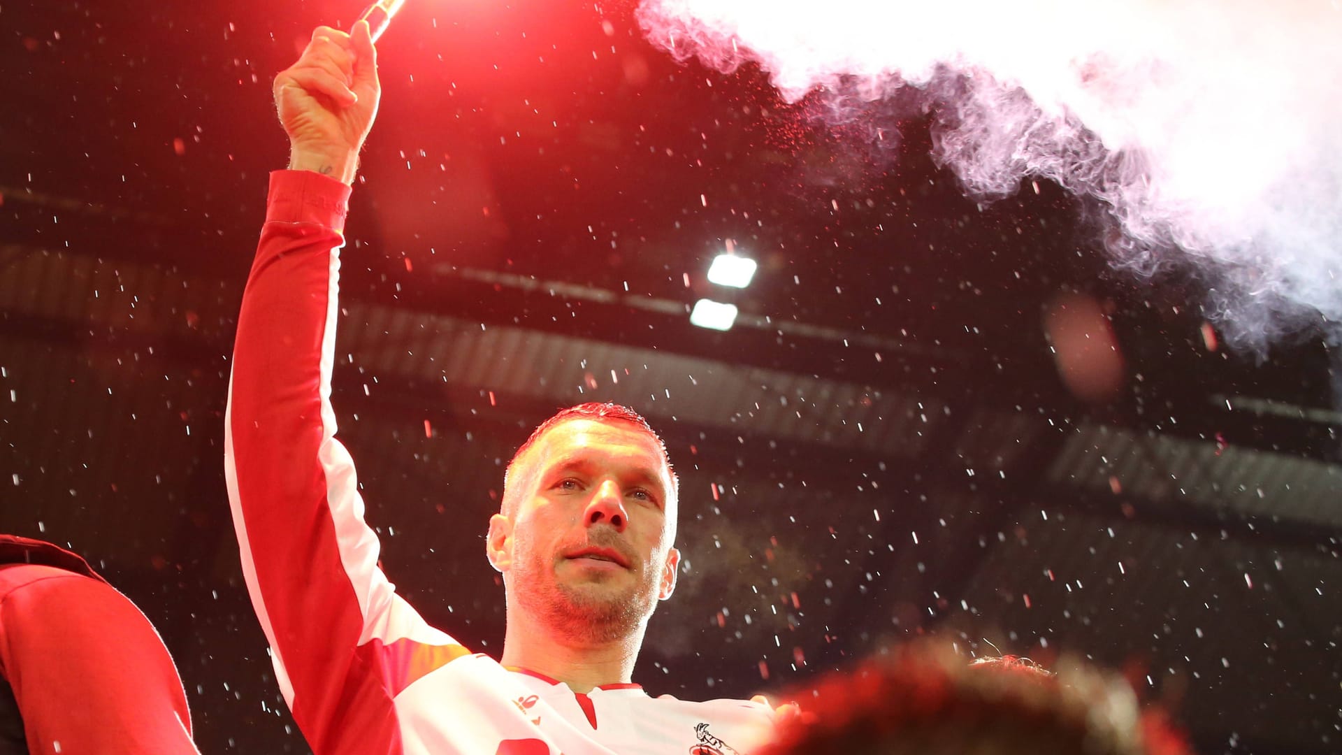 Lukas Podolski bei seinem Abschiedsspiel in Köln. (Symbolfoto)