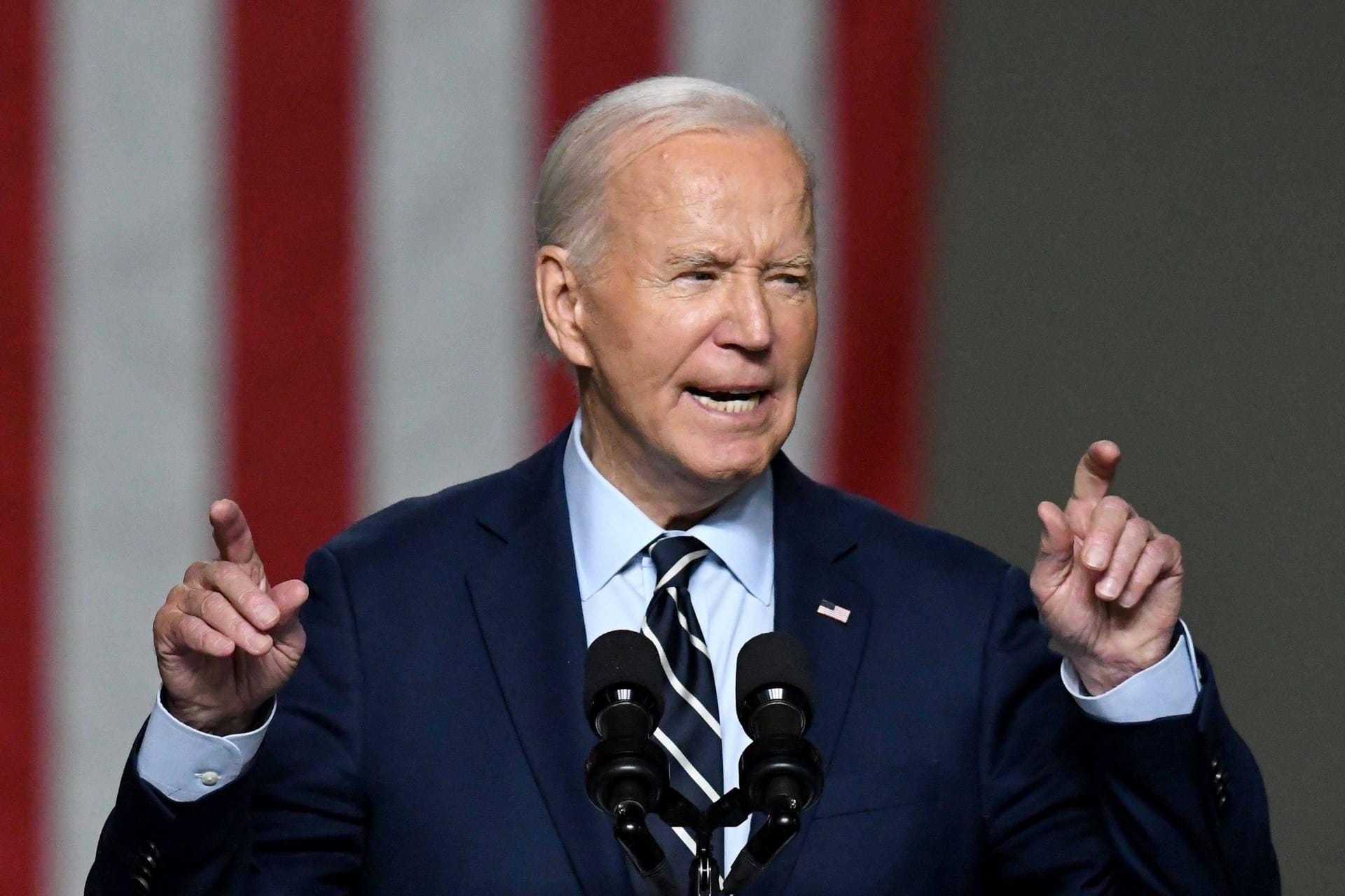 US-Präsident Joe Biden: Wegen des Hurrikan "Milton" sagt Biden seine Reise zum geplanten Ukraine-Gipfel in Ramstein ab.