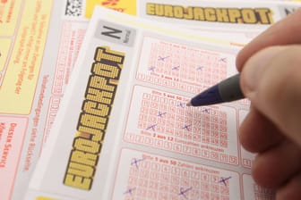 Spielschein des Eurojackpots (Symbolfoto).