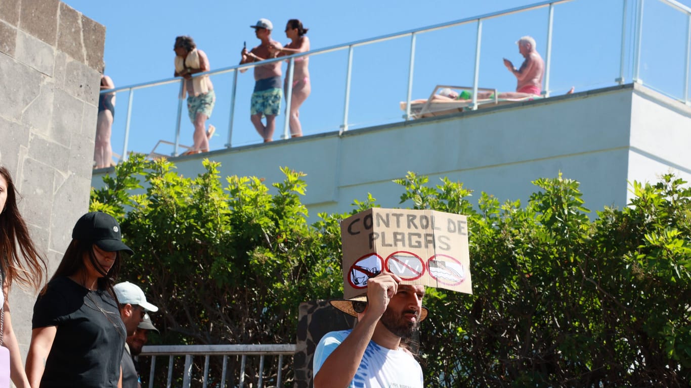 Protest auf den Kanaren: Viele Einheimische haben die Touristen satt.