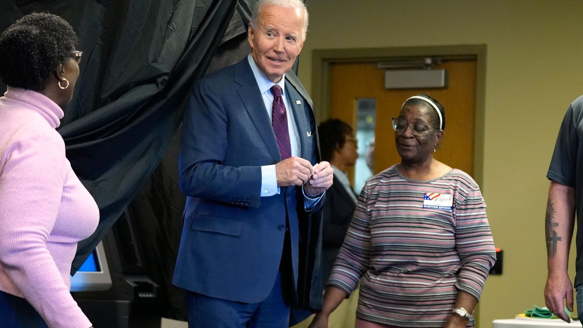 Wahlkampf in den USA - Stimmabgabe Biden