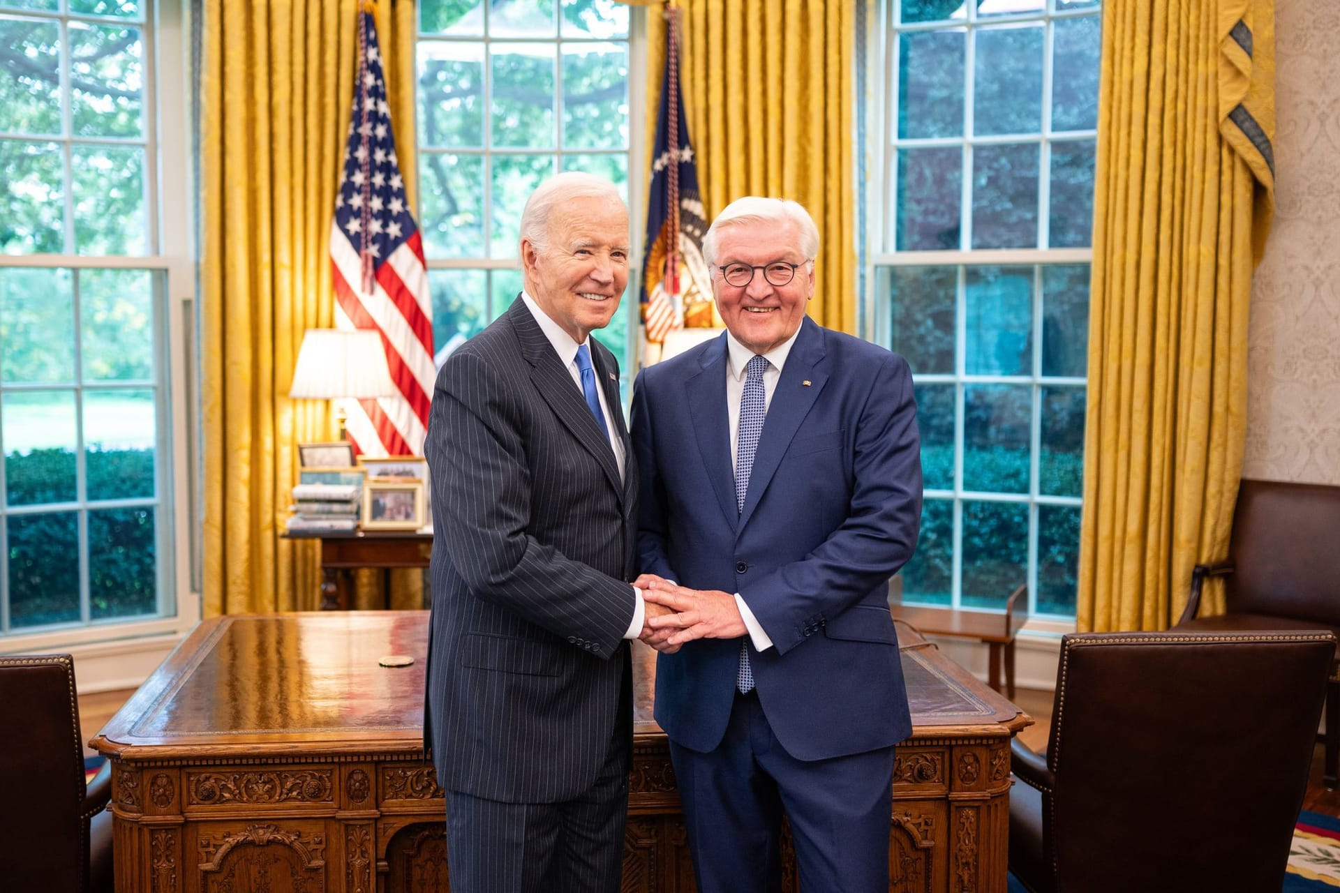 Steinmeier zu Treffen mit Biden in Washington