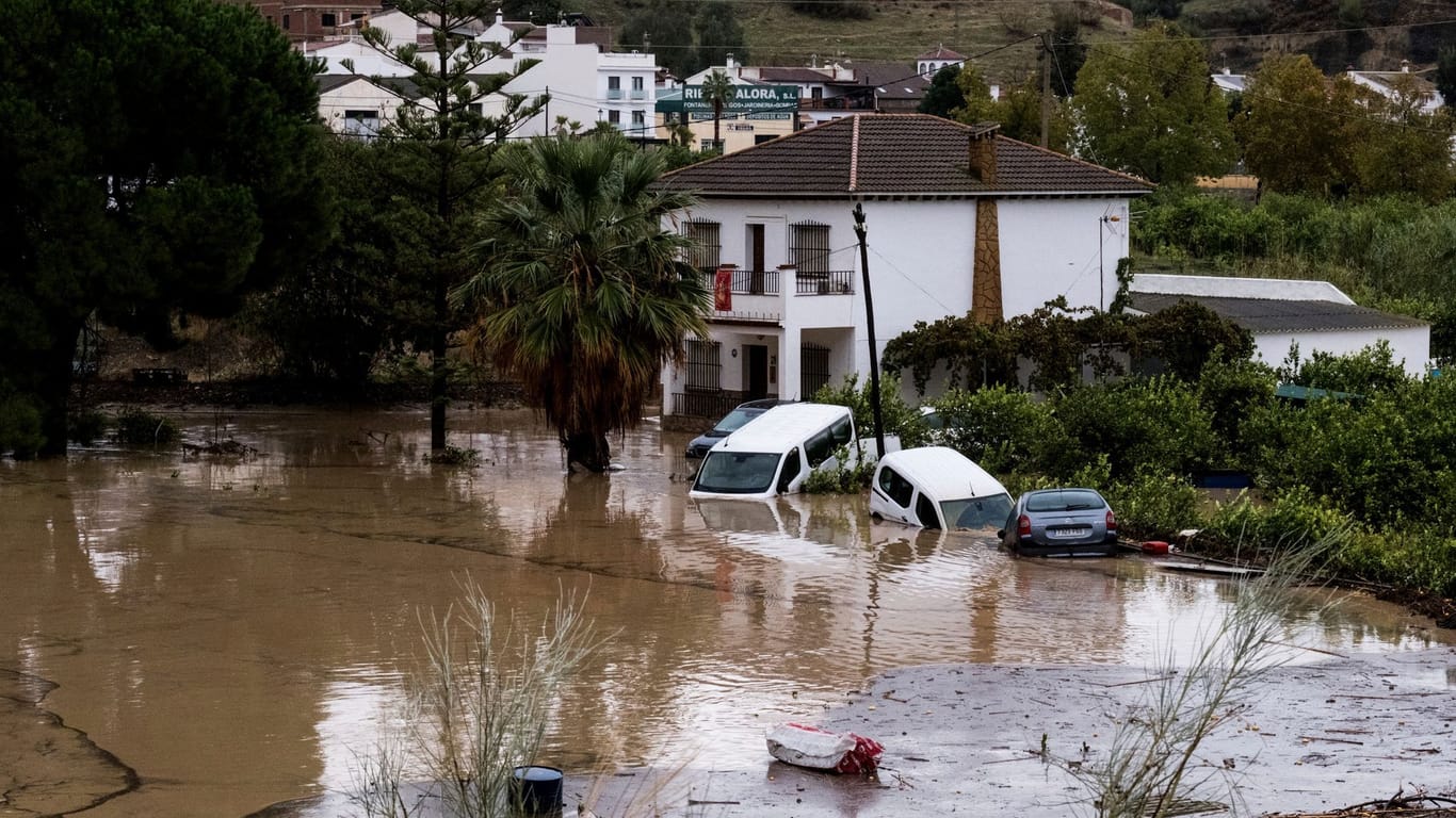 Überflutungen in Spanien