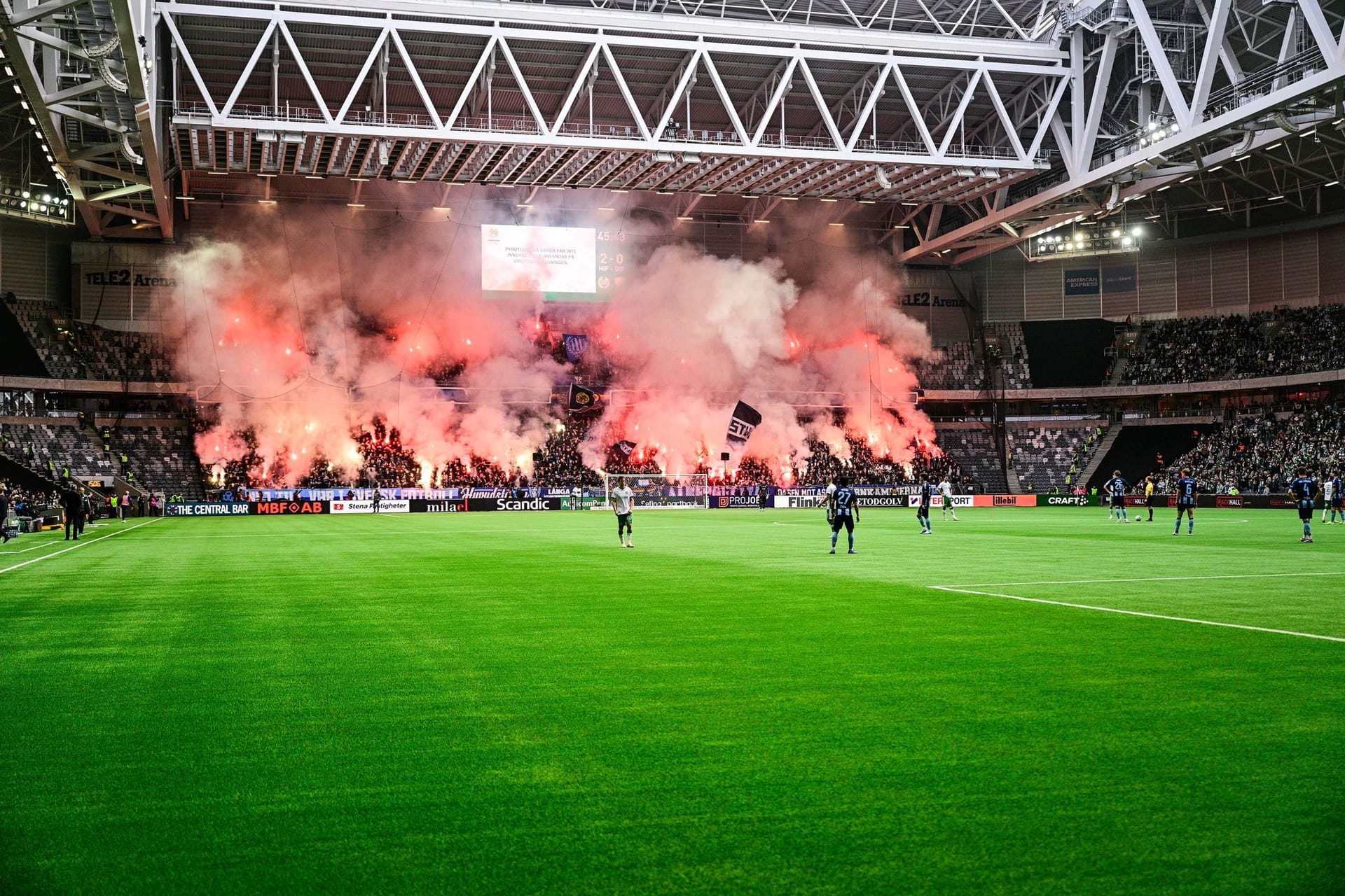 Stockholmer Derby abgebrochen