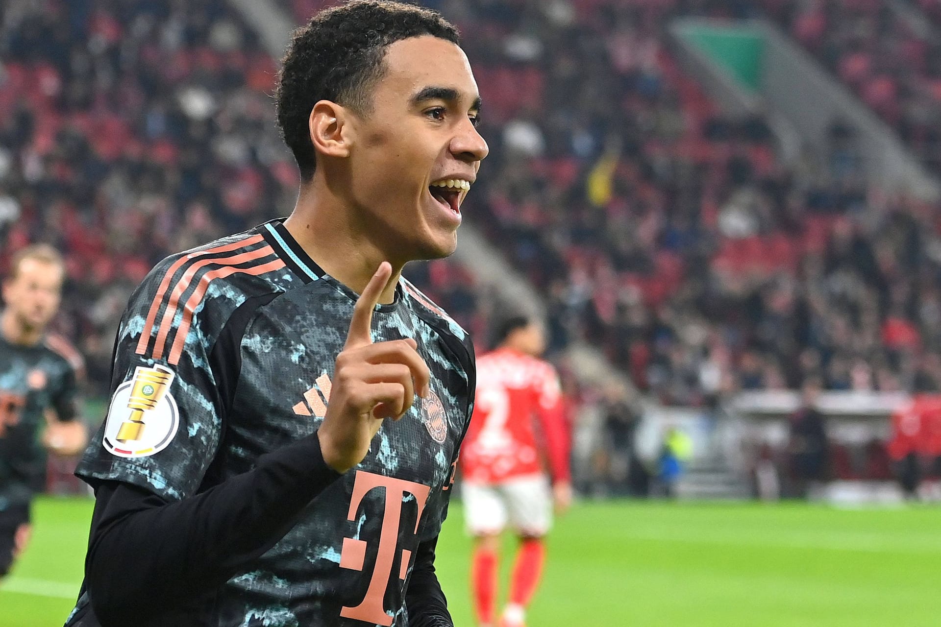 Jamal Musiala: Der Bayern-Star war am Mittwoch gleich dreimal erfolgreich.