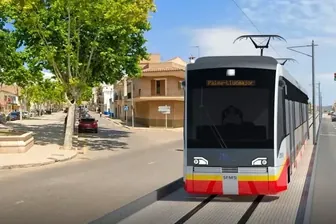 Darstellung der neuen Bahn: So könnte es künftig auf Mallorca aussehen.