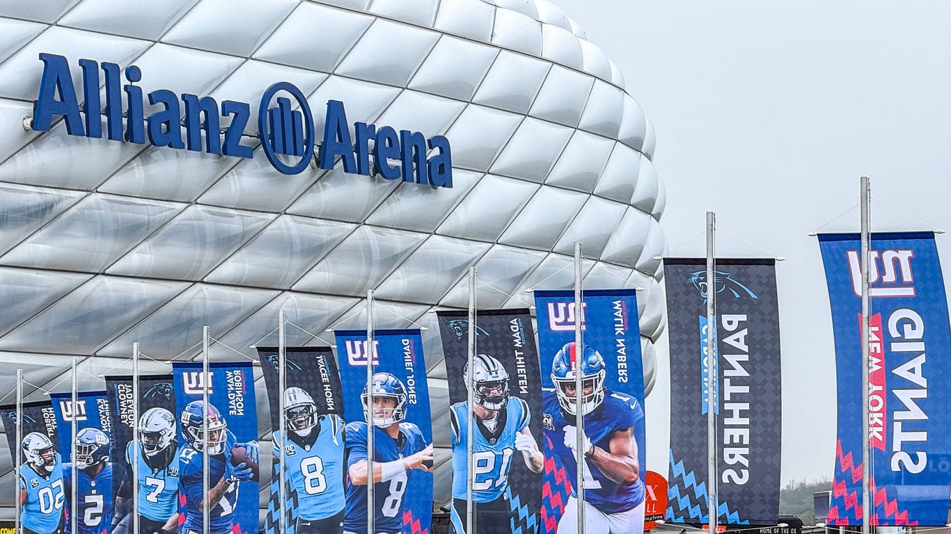 Die NFL in der Allianz Arena (Archivbild): Bereits zweimal war die US-Liga in München zu Gast.