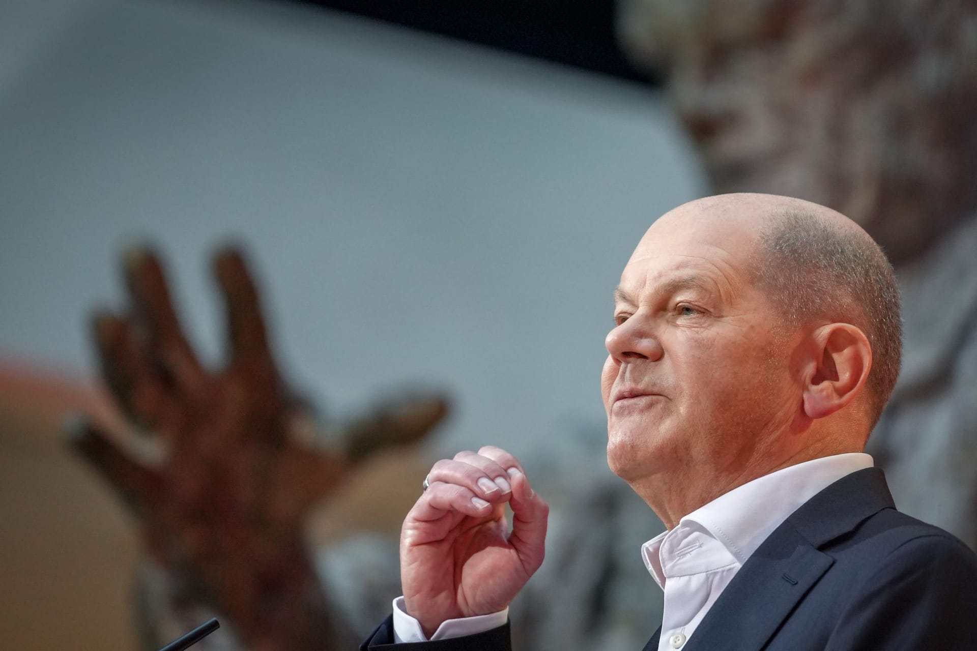 Olaf Scholz: Der Kanzler zeigte sich erfreut über den Sturz Assads.