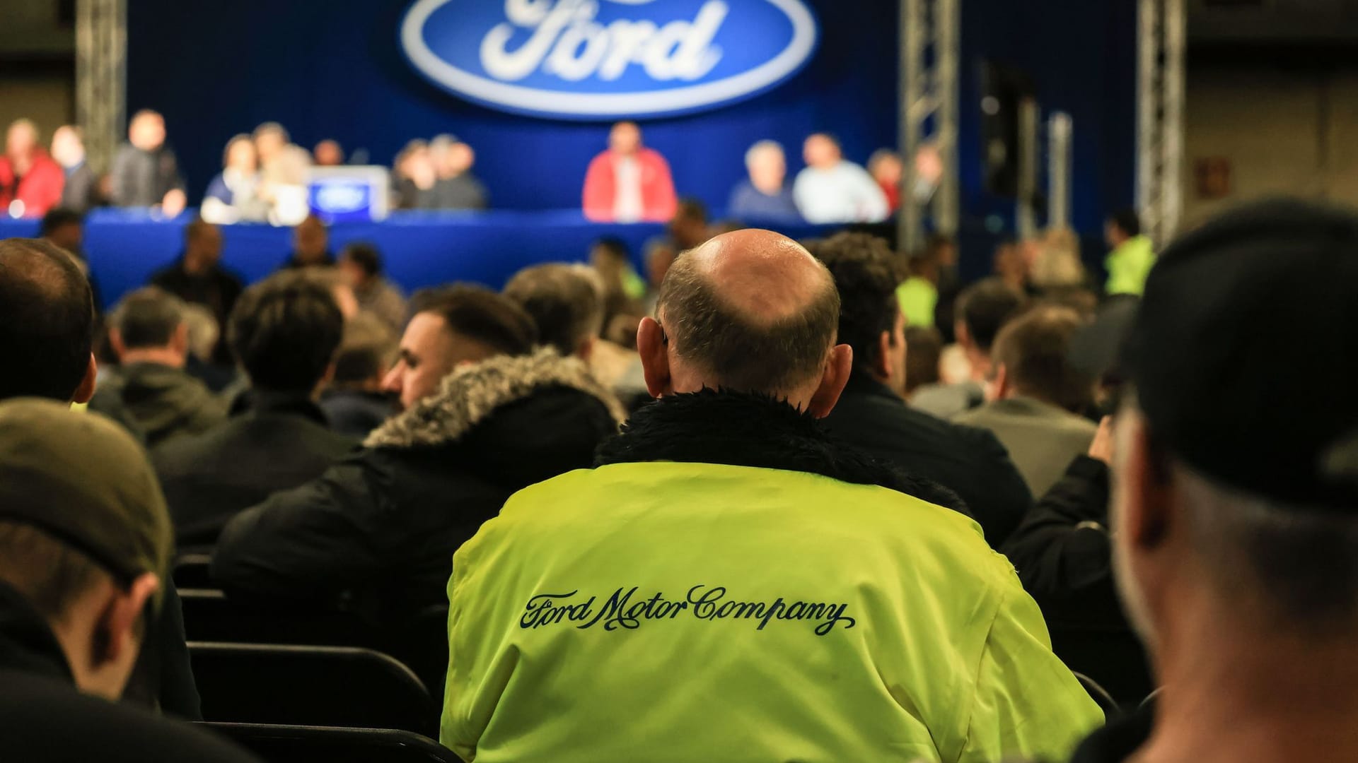 Betriebsversammlung bei Ford in Köln