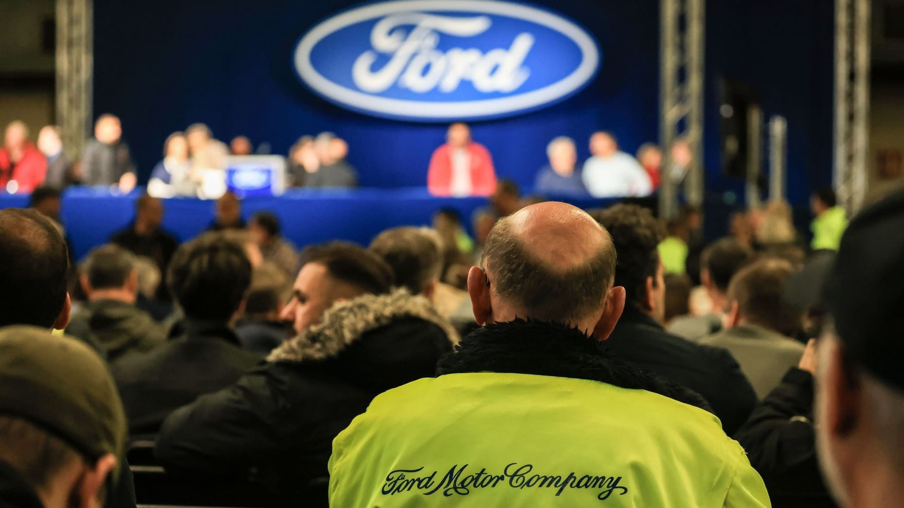 Betriebsversammlung bei Ford in Köln