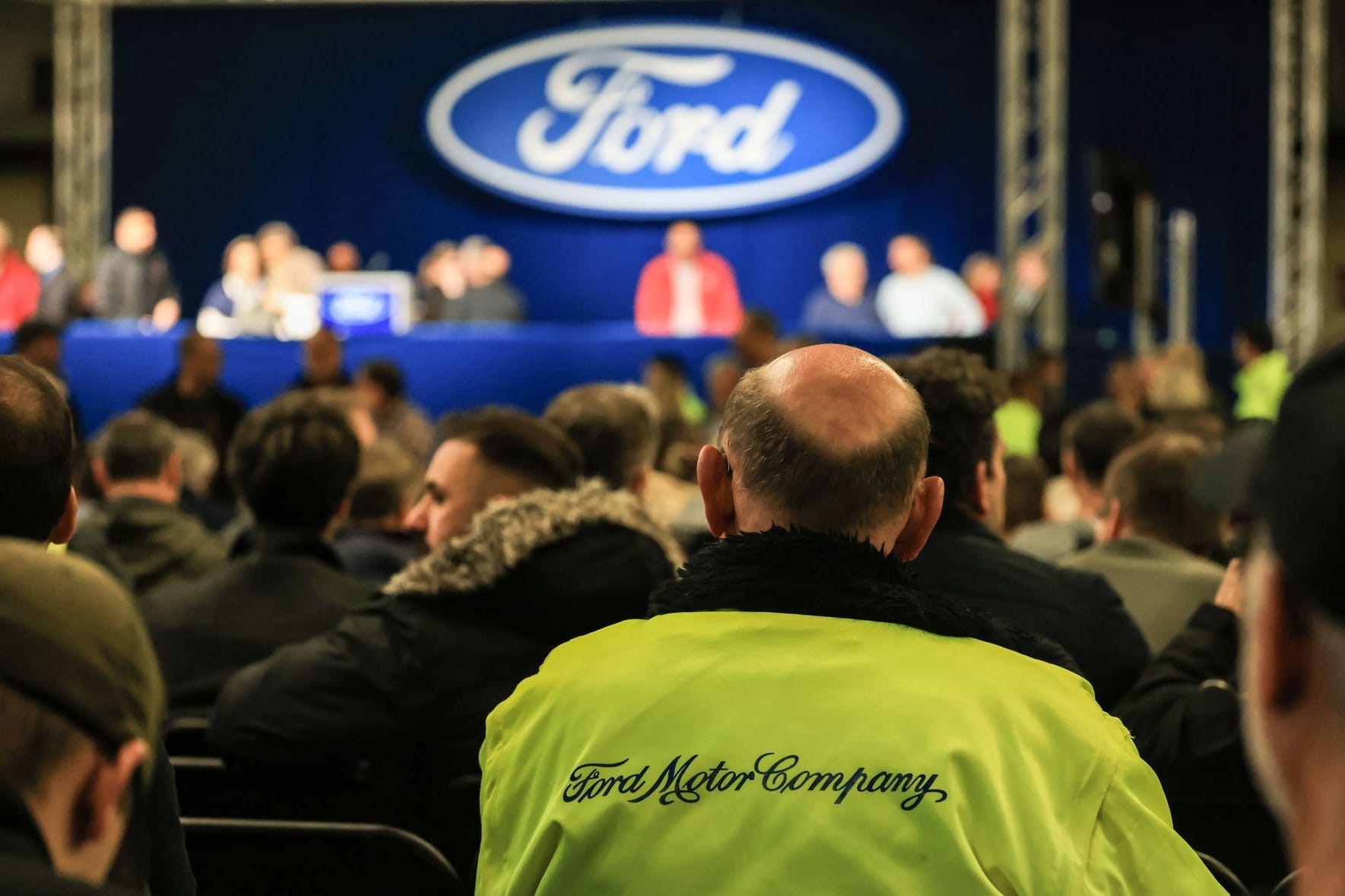 Betriebsversammlung bei Ford in Köln