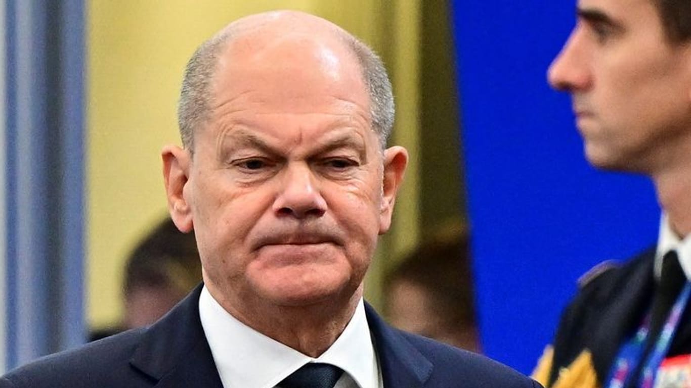 Olaf Scholz: Der Kanzler wird bei der ARD interviewt.