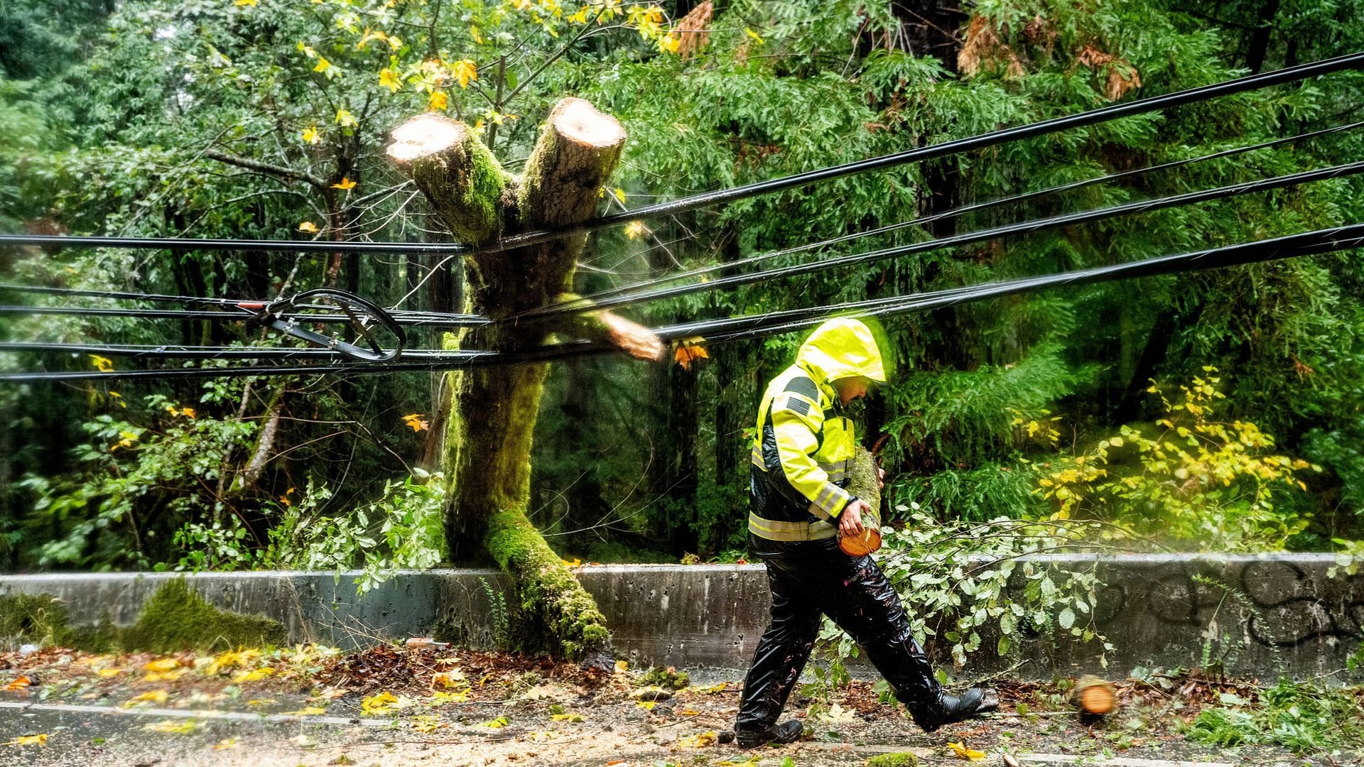 Stürme und Regen in Kalifornien