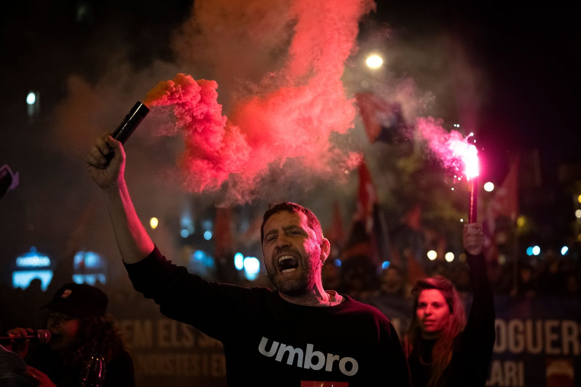 Protest gegen hohe Mieten in Barcelona