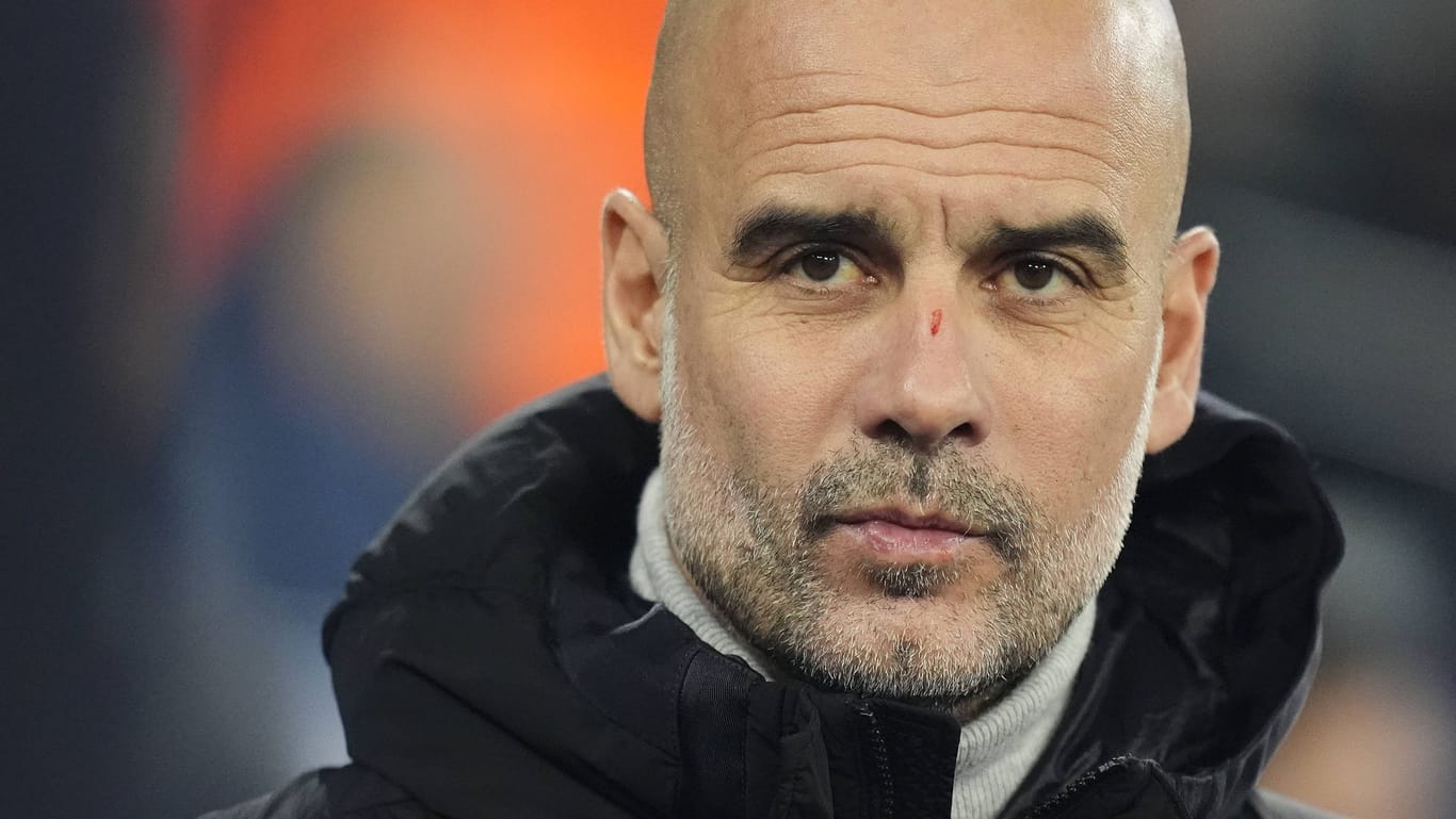 Pep Guardiola: Der Startrainer ärgerte sich.