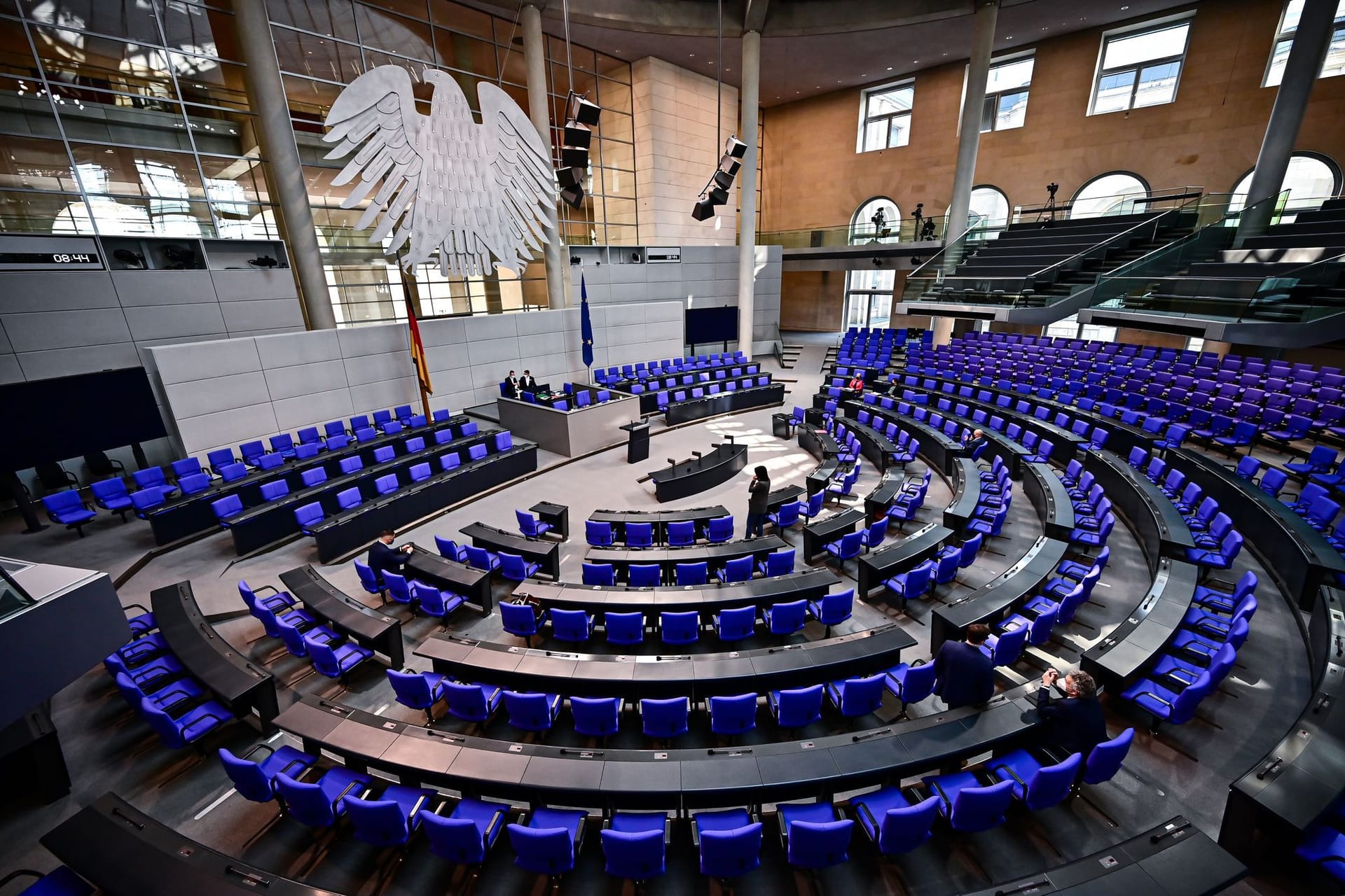 Bundestag - leerer Plenarsaal