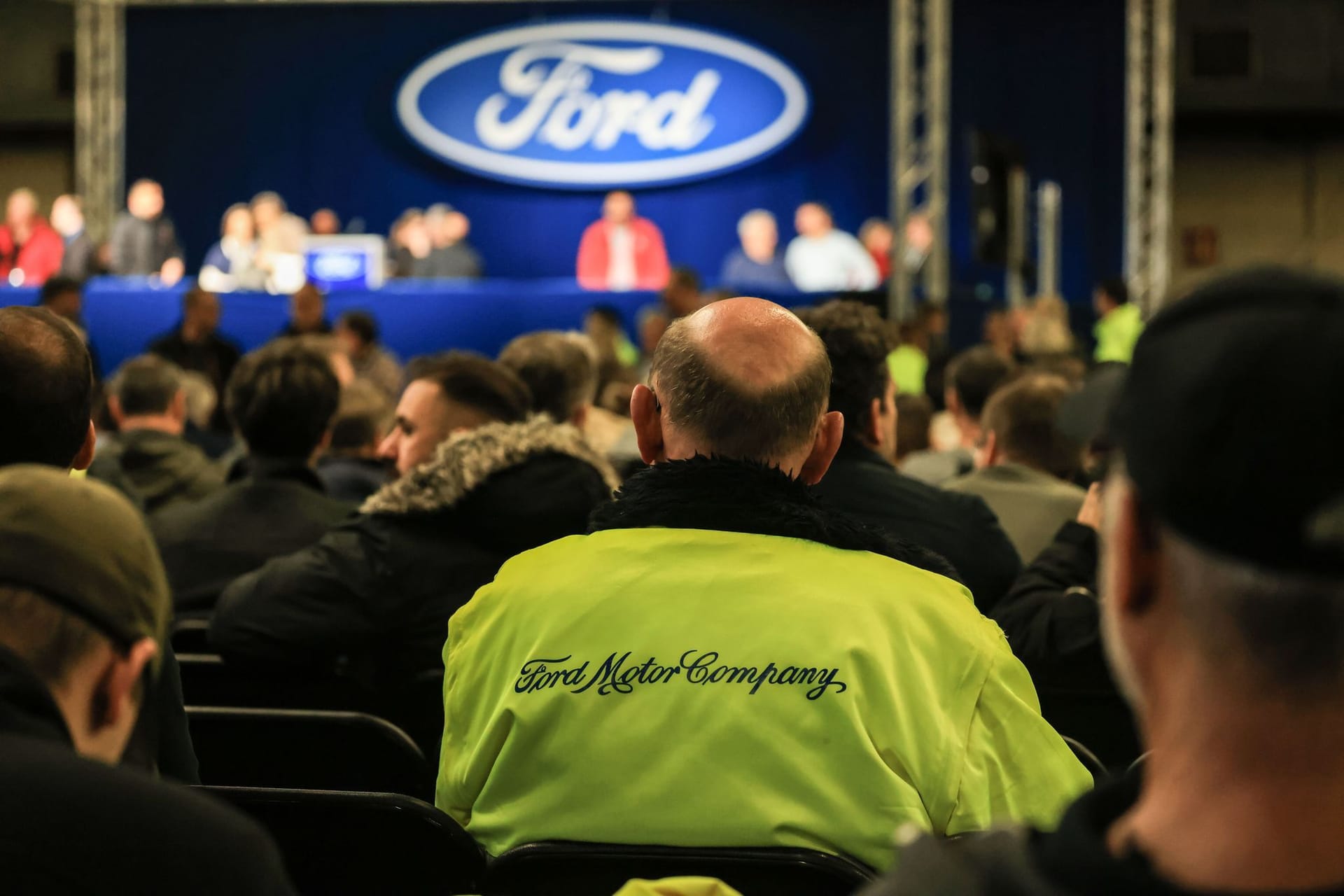 Betriebsversammlung bei Ford in Köln