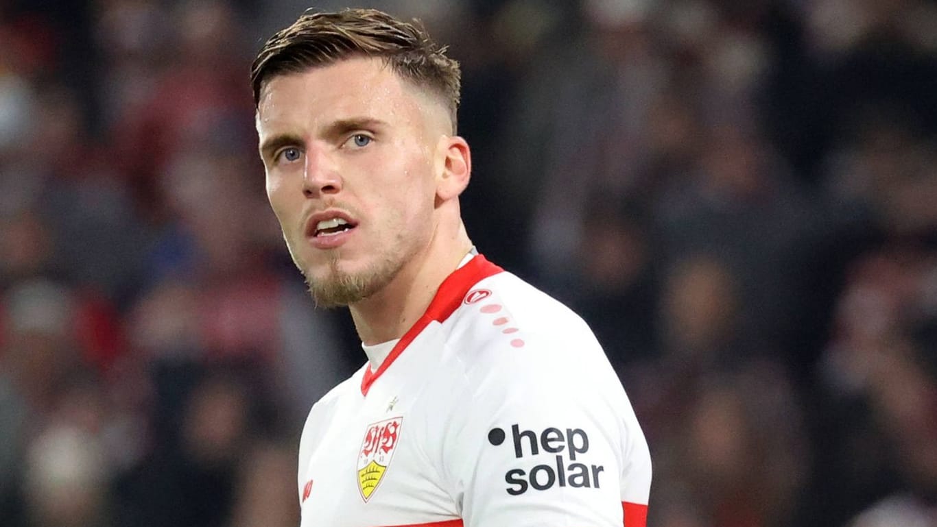 Ermedin Demirović: Der bosnische Torjäger des VfB Stuttgart bestreitet aktuell viele Spiele.