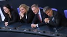 Annalena Baerbock (Grüne), Nancy Faeser (SPD), Christian Lindner (FDP) und Robert Habeck (Grüne) im Deutschen Bundestag (Archivbild).