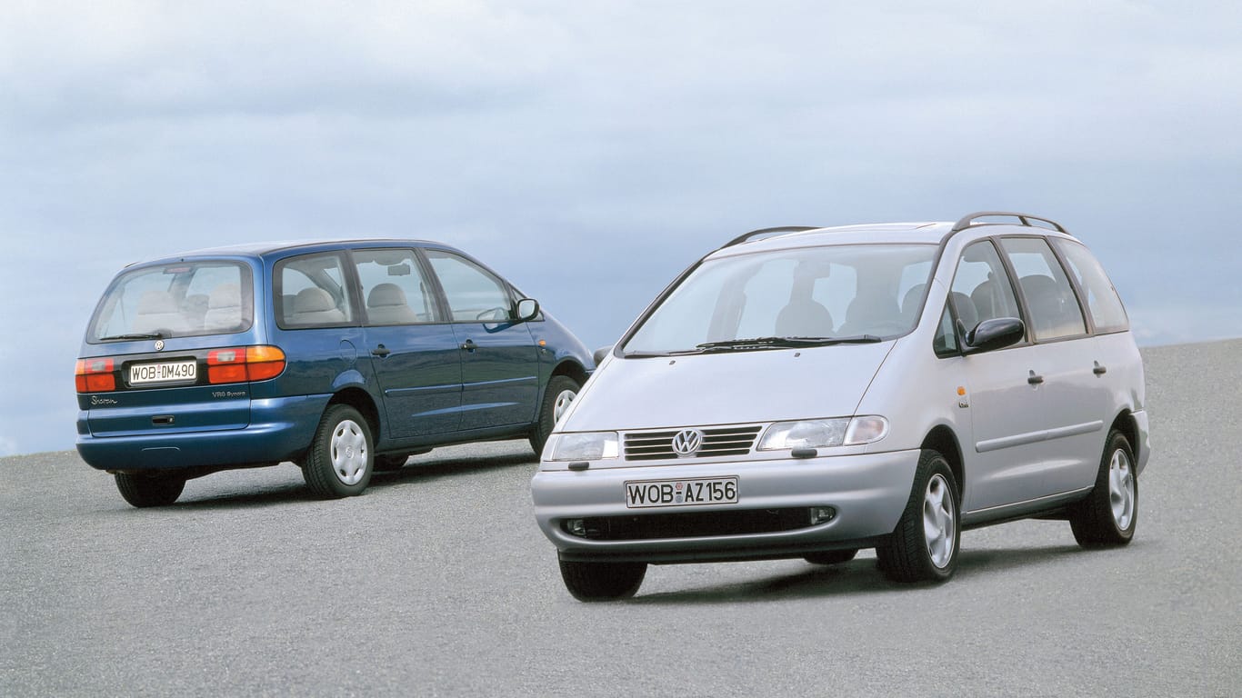 Volkswagen Sharan in der ersten Generation: Er ist beinahe baugleich mit dem Ford Galaxy.