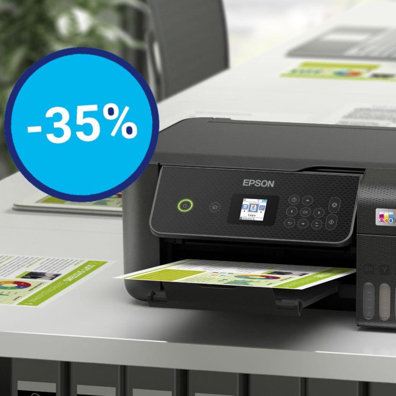 "Gut" bei Stiftung Warentest: Aldi verkauft einen Drucker von Epson günstig wie nie zuvor.