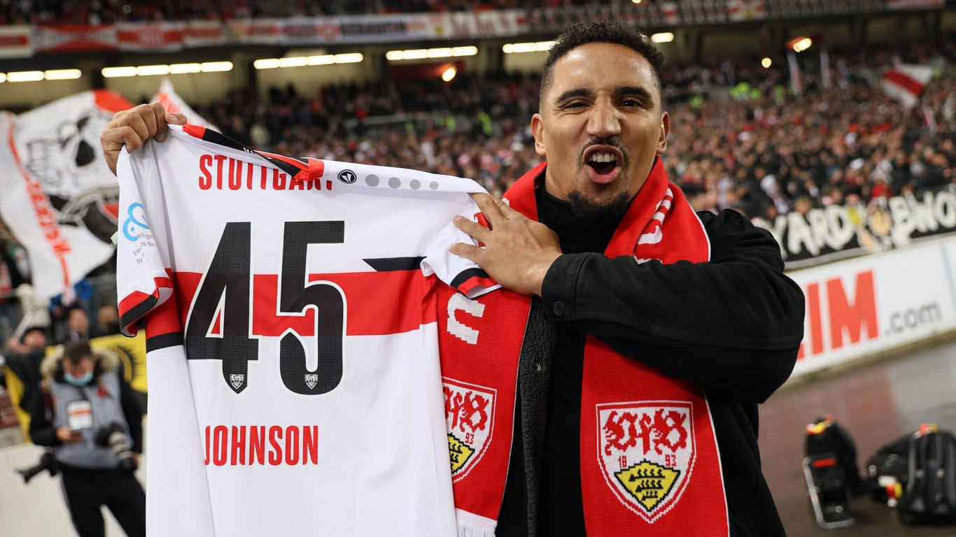 Jakob Johnson bei einem Heimspiel des VfB Stuttgart (Archivbild): Der 29-Jährige ist bekennender Fan der Schwaben.