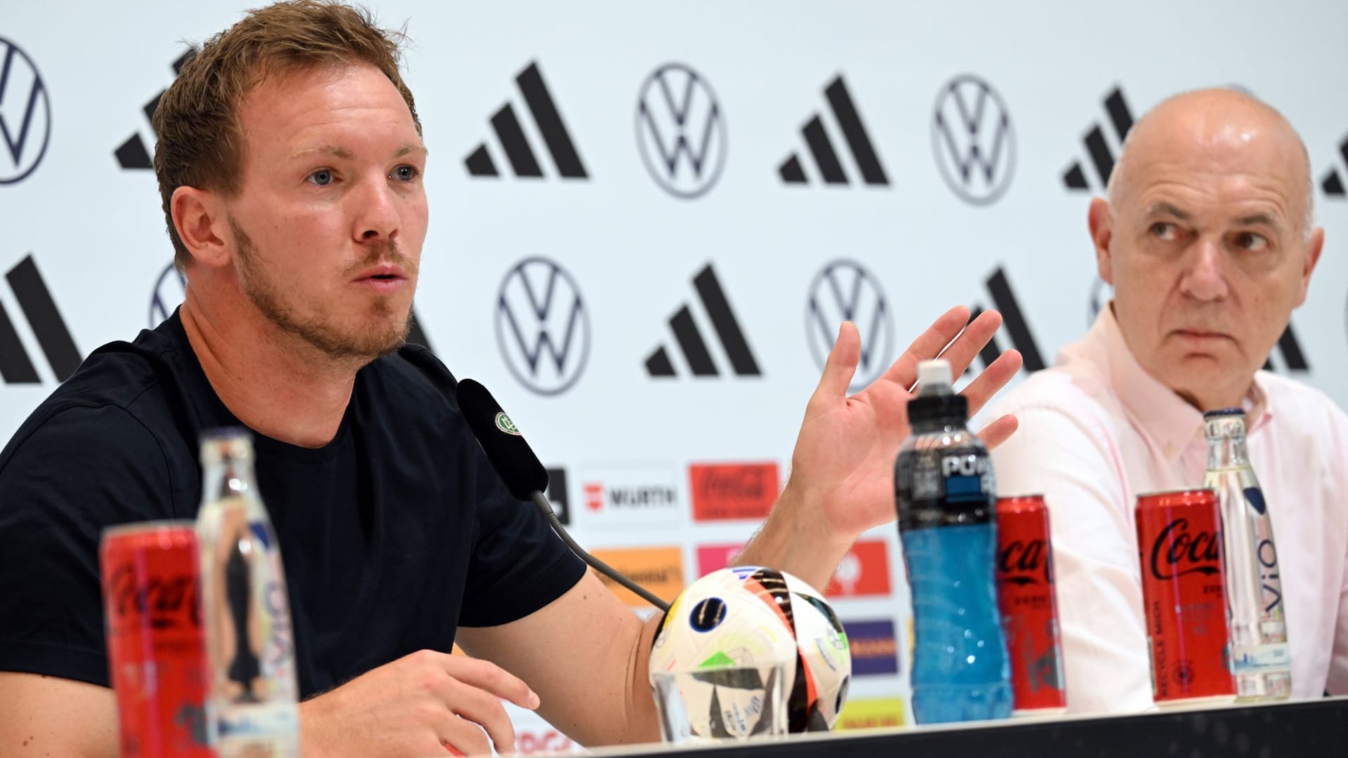 Julian Nagelsmann und Bernd Neuendorf