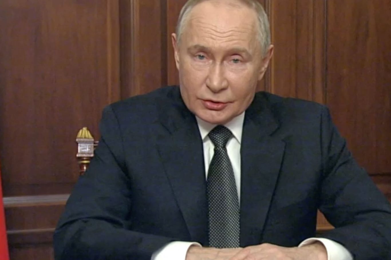 Wladimir Putin: Er droht dem Westen und der Ukraine.