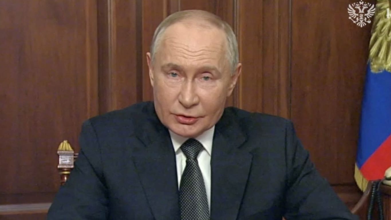 Wladimir Putin: Er droht dem Westen und der Ukraine.