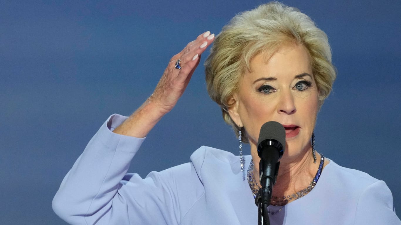 Linda McMahon (Archivbild): Zusammen mit ihrem Mann leitete sie jahrelang die World Wrestling Federation.